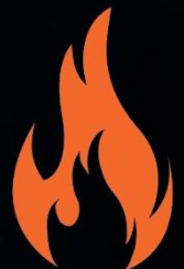 płomień - logo studia tanecznego flames